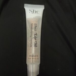She  Clear Shimmer Lip Oil - Sparkling Transparent Gloss